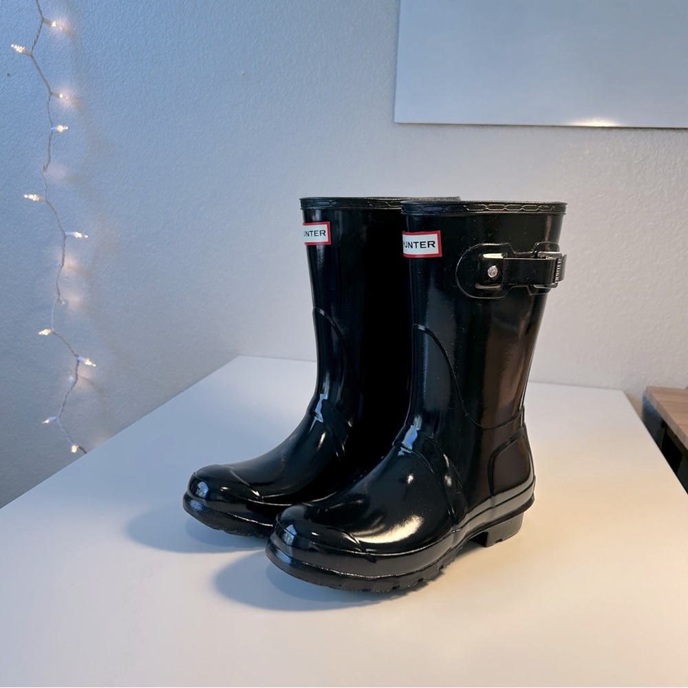 Hunter rain boots black US 6 NWOT